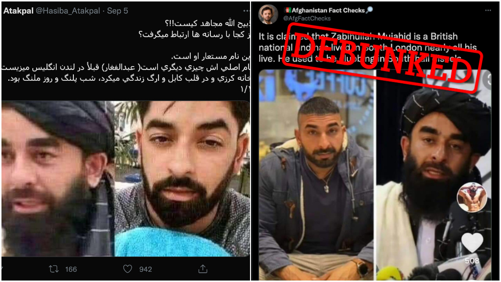 Do these photos prove the Taliban’s spokesman led a double life?